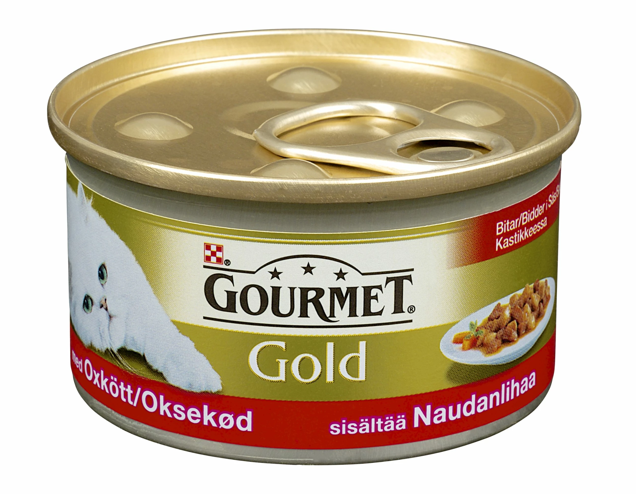 Purina Gourmet Gold Oksekjøtt 85g 3 Purina Gourmet Gold Oksekjøtt 85g