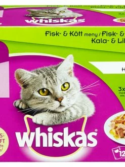 Whiskas® 7+ Fisk & Køtt I Gele 12x100g