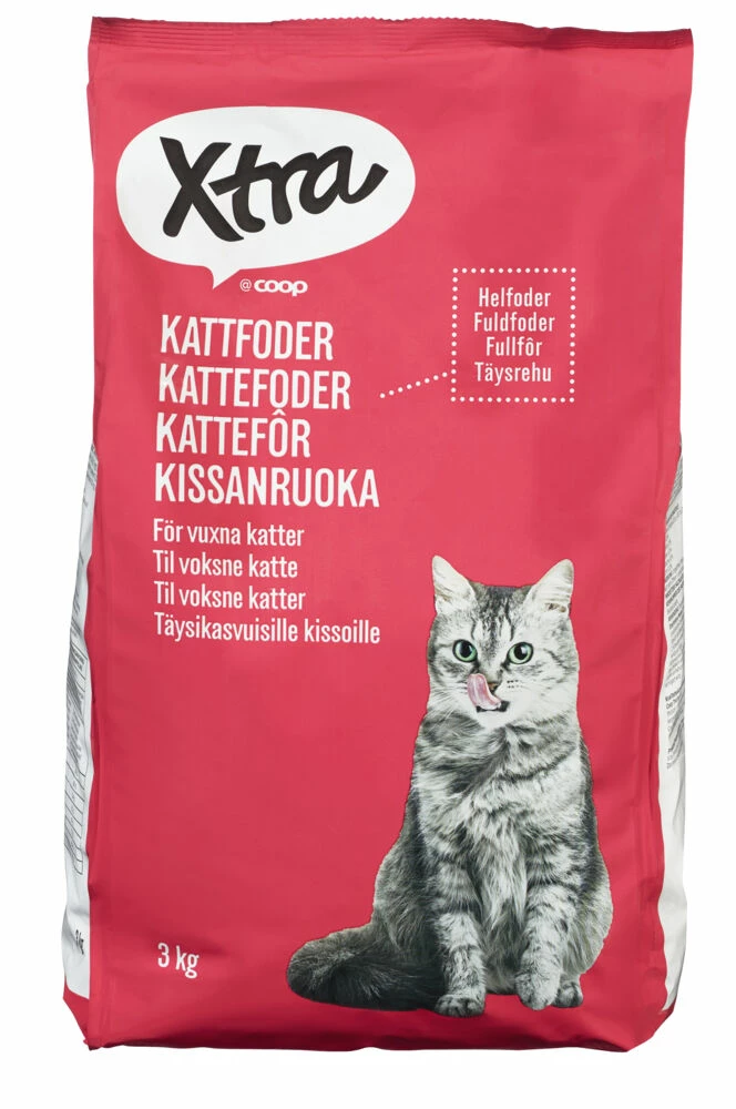 X-tra Kattefõr 3kg 2 X-tra Kattefõr 3kg