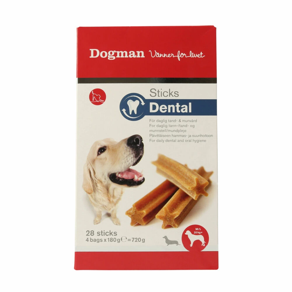 Dog Man Stick Dental Boks Large 3 Dog Man Stick Dental Boks Large