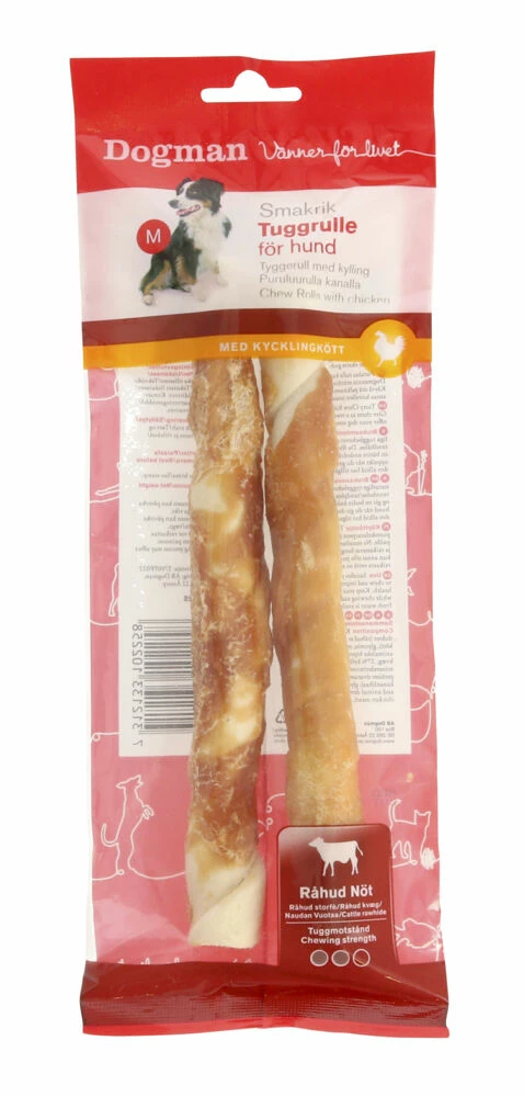 Dog Man Tyggerull Kylling 2pk