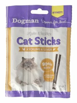 Dog Man Cat Sticks Kylling/Lever