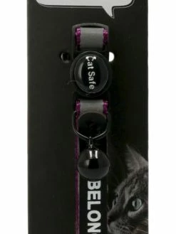 Dog Man Katthalsband Stripe Lilla