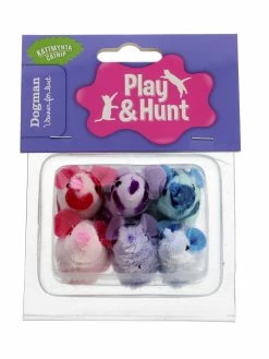 Dog Man Mus Med Catnip Blandede Farger