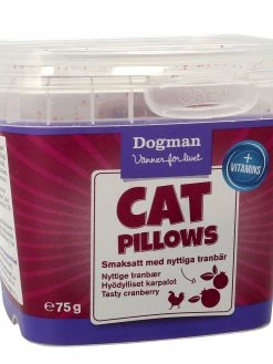 Dog Man Dogman Cat Pillows Kylling/Tranebær 75g