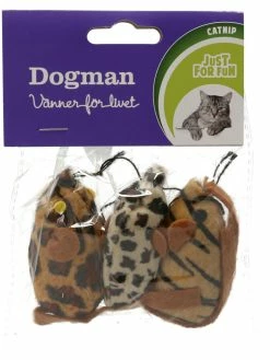 Dog Man Safarimöss Med Catnip 3pk