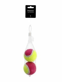 Dog Man Ball Wille 2pk Rosa/Gul 6cm