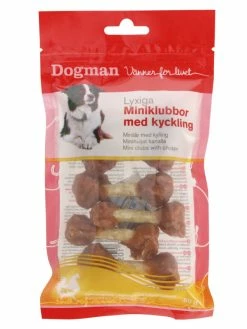 Dog Man Miniklubber Med Kylling 80g