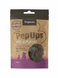 Dog Man Pep Ups No Grain Lam 90g
