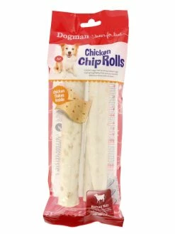 Dog Man Chicken Chip Rolls 2pk