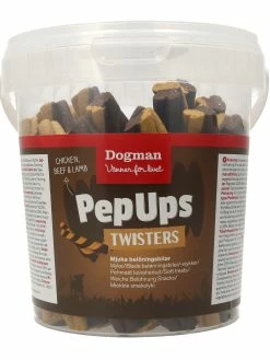 Dog Man Pep Ups Twisters 450g