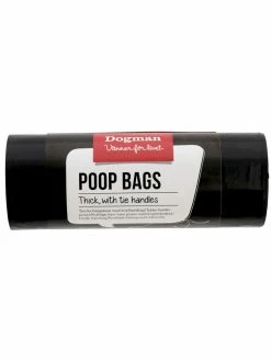 Dog Man Hundepose Med Håndtak Svart 50stk