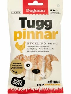 Dog Man Tyggepinner Kylling 6pk