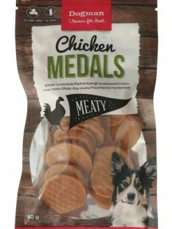 Dog Man Chicken Medals 80g