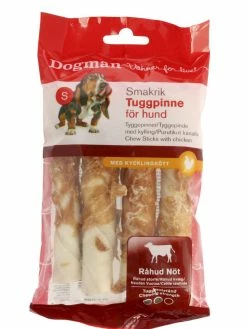 Dog Man Tyggepinner Med Kylling 4pk