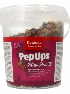 Dog Man Pep Ups Mini Hearts 450g