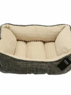 Dog Man Mysan Rektangulær Seng Grå M