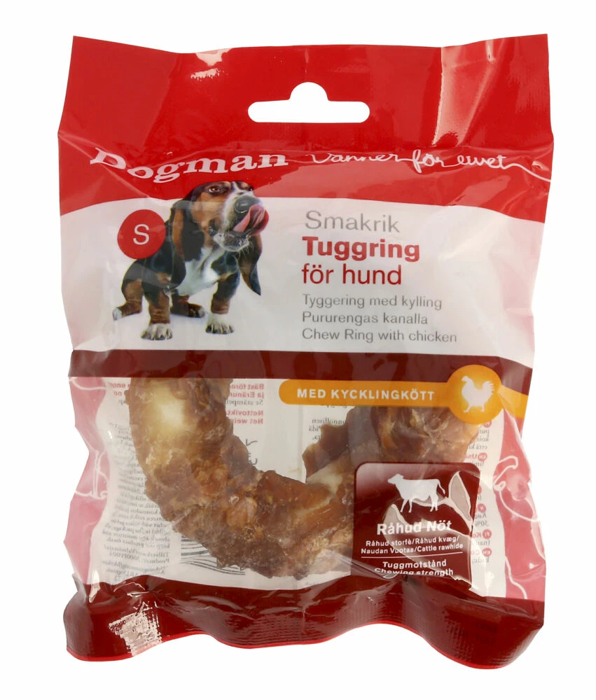 Dog Man Tyggering Med Kylling 1pk 3 Dog Man Tyggering Med Kylling 1pk