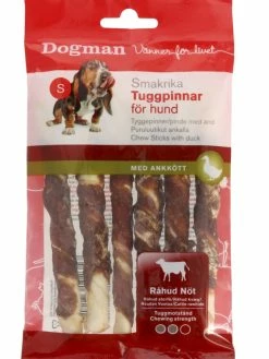 Dog Man Tyggepinner Med And 6pk
