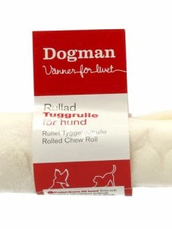 Dog Man Dogman Tyggerulle Hvit 12,5cm