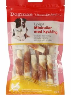 Dog Man Minirull Med Kylling 80g