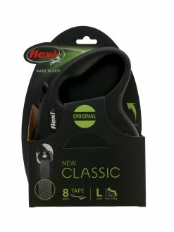 Flexi Bånd New Classic Svart 8m L