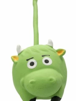 Dog Man Leksak Latex Bull Grønn 21cm