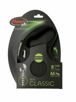 Flexi New Classic Cord Svart 5m S