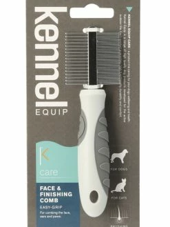 Dog Man Ansikts & Finish Kam Lysegrå