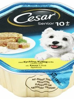 Cesar Senior Kylling Ris 150g