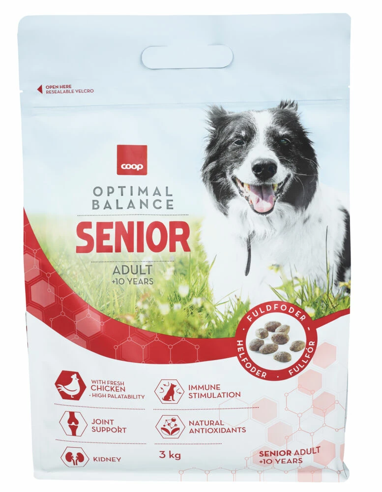 Coop Hund Tørr Senior 3kg